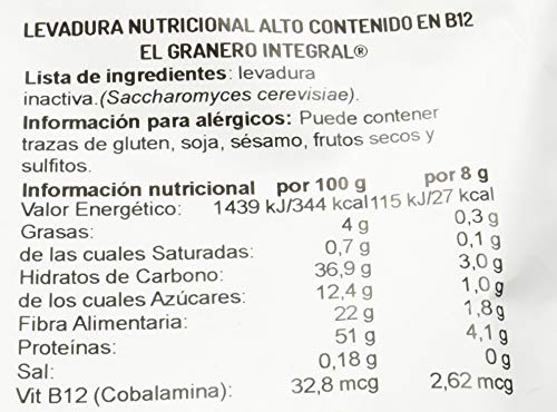 El Granero Levadura - 150 gr