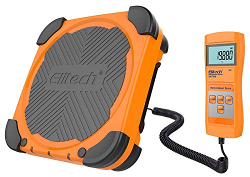 Elitech LMC-200 Báscula Electrónica Refrigerante la Medida Más Pesada 100KG Pesadora de Carga de Refrigerante Escala de Peso Digital para HVAC y AC Alta Precisión ✩Garantía de 12 meses✩