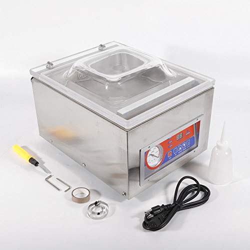 Envasadora al vacío, 120 W, acero inoxidable, sellado profesional, doble conservación de alimentos