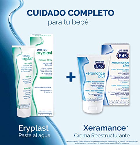 Eryplast Lutsine E45 - Pasta al Agua Crema Pañal Bebé - 2x75g