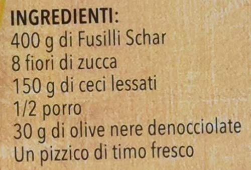 ESPIRALES FUSILI SIN GLUTEN SCHAR
