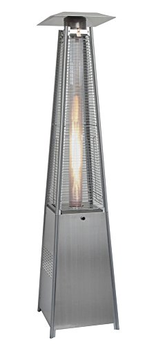 Estufa exterior Piramide para terraza 13KW Acero Inoxidable FORCALI