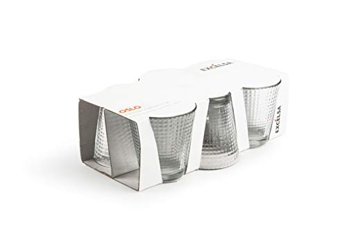 Excelsa Oslo - Juego de 6 vasos de agua, vidrio prensado
