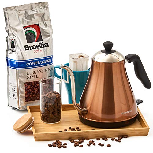 EZOWare 10 Pcs Tarros de Vidrio, Pequeños Frascos con Tapa Hermética de Madera Bambú y Etiquetas para Almacenaje y Conservar Alimentos, Especias, uso en Cocina, Baño, Decorativo - 200ml