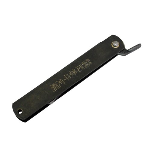 FABRICADO EN JAPÃ“N XL HIGONOKAMI bolsillo plegable del cuchillo Chrome cuchillo 210mm