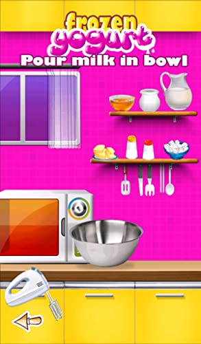 Fabricante de yogur congelado - Fabricante de yogurt - Froyo Maker Juegos Yogur para Chicas Gratis