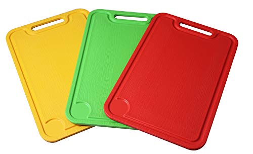 Fackelmann 521603 - Tabla de cortar (polipropileno, 37,5 x 25,5 cm), varios colores