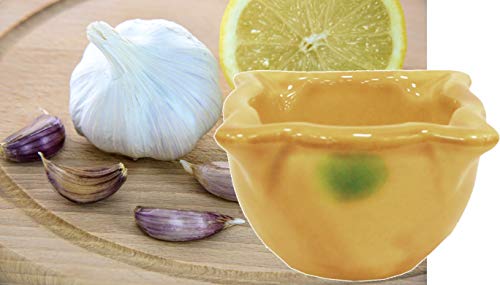 Fackelmann 5483032 - Mortero Cocina mediano, color amarillo