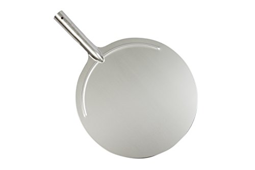 FALCI 249965-36 - Pala Redonda de Pizza de Acero Inoxidable, diámetro 36 cm