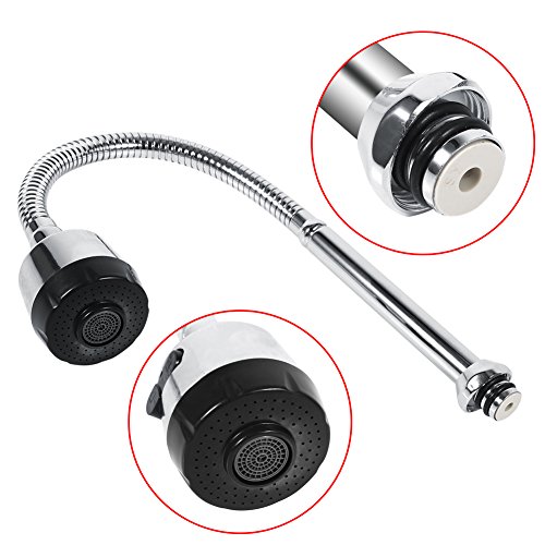 Fdit Rociador Giratorio de 360 ​​Grados Rociador de Acero Inoxidable 304 Caño Giratorio de Fregadero de Cocina Repuesto de Grifo de Fregadero
