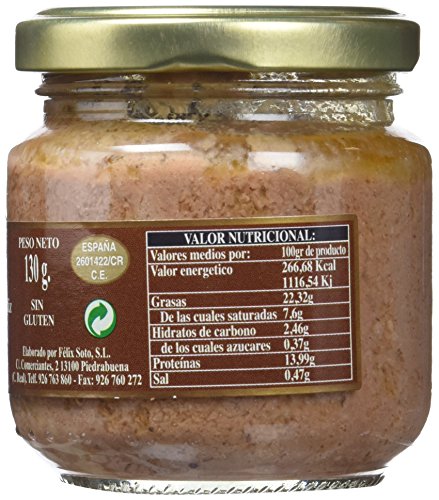 Félix Soto, Lata de patés (Perdiz) - 4 de 130 gr. (Total 520 gr.)