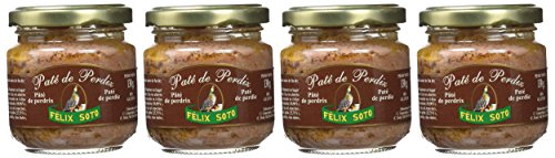Félix Soto, Lata de patés (Perdiz) - 4 de 130 gr. (Total 520 gr.)