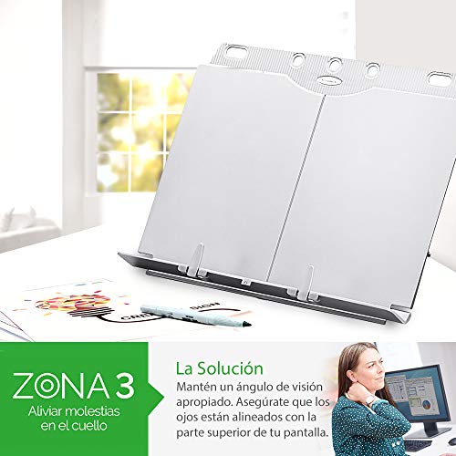 Fellowes - Atril para documentos, color plateado