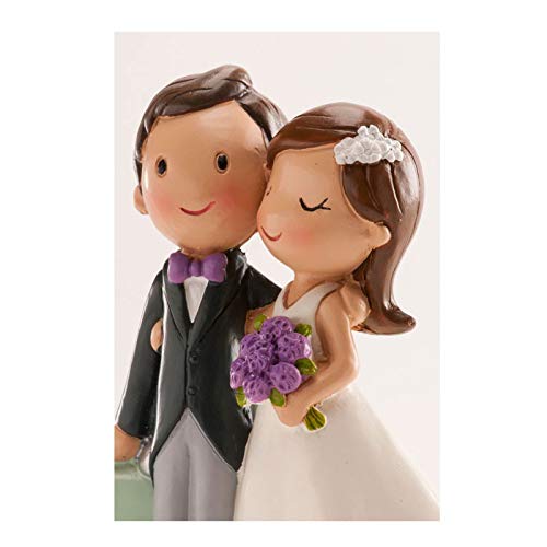 Figura boda PERSONALIZADA novios coche tarta figuras GRABADAS