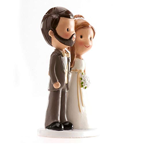Figura boda PERSONALIZADA novios tarta figuras GRABADAS barba