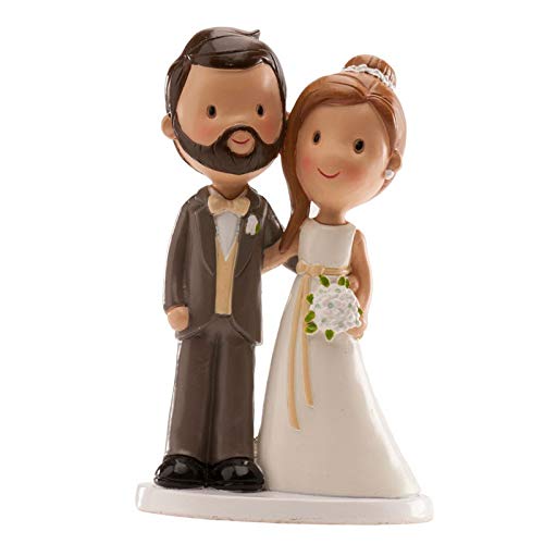 Figura boda PERSONALIZADA novios tarta figuras GRABADAS barba