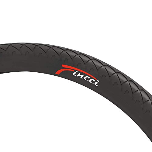 Fincci Par 26 x 1,95 Pulgadas 53-559 Cubiertas con 2.5mm Anti Pinchazo para Carretera MTB Montaña Hibrida Bici Bicicleta (Paquete de 2)