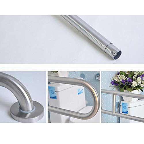 FKYGDQ Pasamanos sin barreras de Acero Inoxidable, lavamanos Antideslizante del Lavabo del Lavabo, manija Antideslizante, Brazo