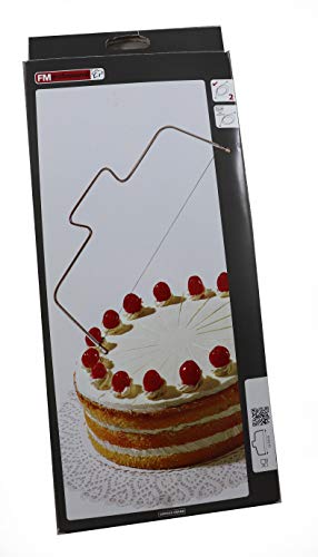 FM Professional Cortador Tartas, Acero Inoxidable, 31X16Cm