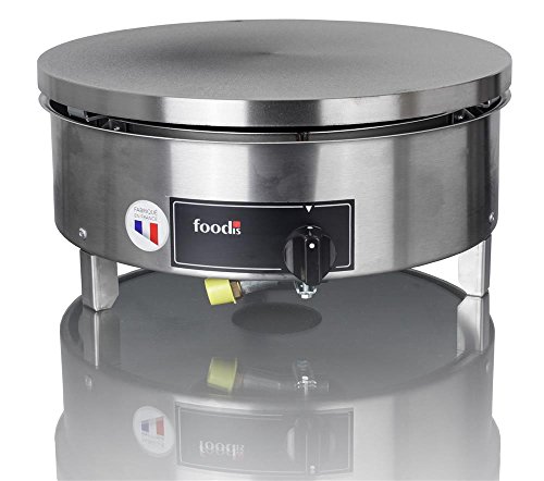 Foodis- -Krampouz Crepera Gas Gama estandar 40cm Ronda Manual de Gas