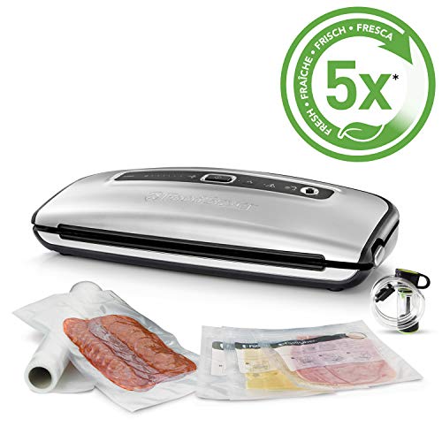 FoodSaver FFS015X-01 Envasadoras al vacío con cánula, Acero Inoxidable