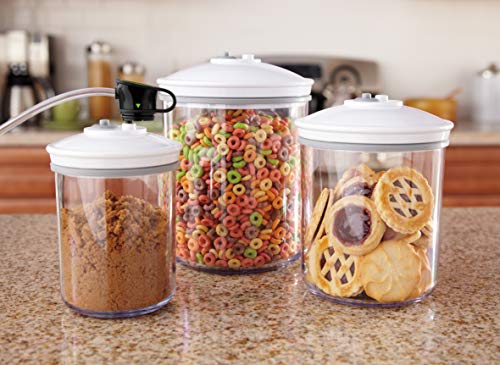 FoodSaver FSC003-I-065 - Set de 3 tarros de envasado al vacío