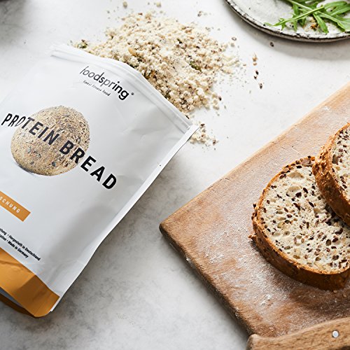 foodspring Pan proteico, 5 x 230g, Probablemente el pan proteico más delicioso
