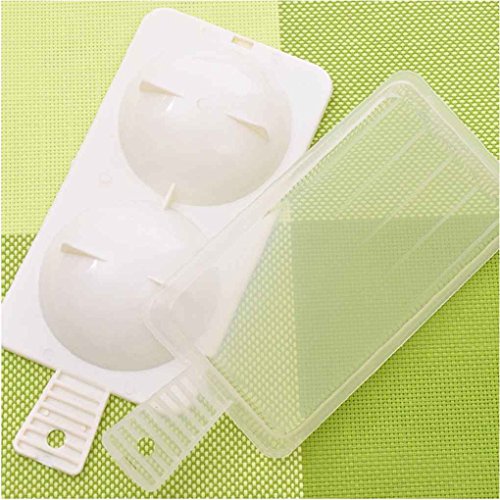 Fornateu Plástico de microondas para cocinar Huevos de Huevo y novedades Herramientas del Huevo de la Caldera 2 Huevos escalfados para cocinar Huevos Herramientas de Cocina