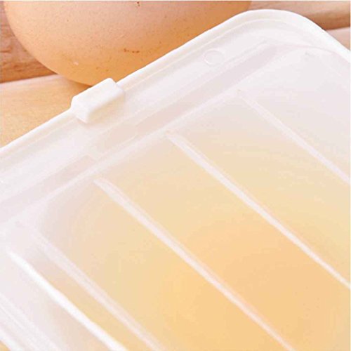 Fornateu Plástico de microondas para cocinar Huevos de Huevo y novedades Herramientas del Huevo de la Caldera 2 Huevos escalfados para cocinar Huevos Herramientas de Cocina