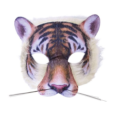Forum Novelties X78179 - Máscara facial de tigre, unisex, multicolor, talla única