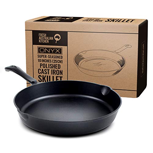 Fresh Australian Kitchen - Sartén de hierro fundido (25 cm)