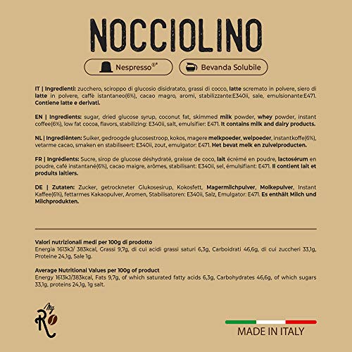 FRHOME - 50 Cápsulas compatibles Nespresso - Avellana - MyRistretto
