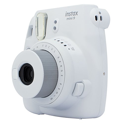 Fujifilm Instax Mini 9 - Cámara instantanea, solo cámara, Blanco (Smoky White)