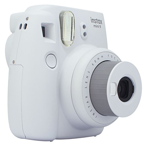 Fujifilm Instax Mini 9 - Cámara instantanea, solo cámara, Blanco (Smoky White)