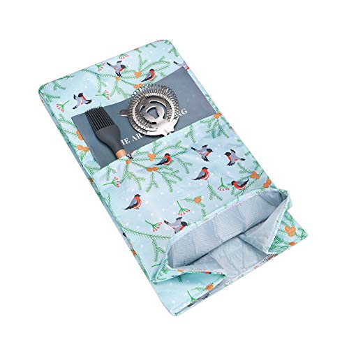 Funda para licuadora de cocina, accesorio para batidora con bolsillos, organizador de pequeños electrodomésticos de cocina, compatible con Ninja Foodi, regalo para madre