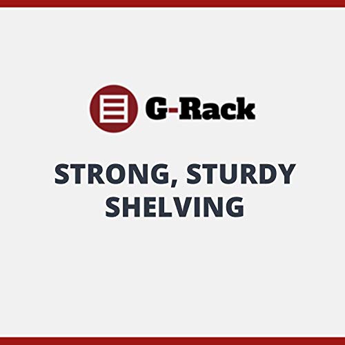 G-Rack 25 Estantería para Garaje – 180 x 120 x 45 cm Almacenamiento – 5 bahías – Azul – 5 Niveles – Capacidad de 875 kg (175 kg por Estante) – Taller, cobertizo, Oficina – 5 años de garantía, 1 Bay