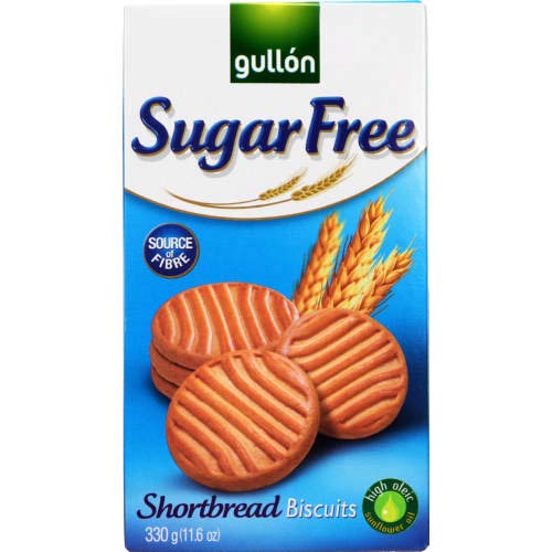 Galletas de mantequilla Gullon sin azúcar 330 g (paquete de 2)
