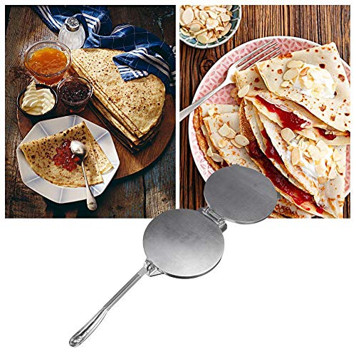 Ganmaov Prensa de Hierro Fundido para Hacer Tortillas Prensa de Tortilla Estilo Mexicano al Estilo Mundial para Hacer Tortillas y Tacos caseros, 20 cm
