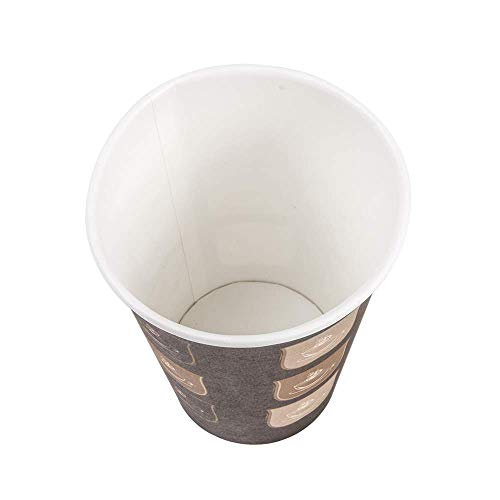 García De Pou 228.37, 50 Vasos Bebidas Calientes, 50, 210 ml, Marrón Cartoncillo