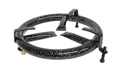 GARCIMA 20101 Hornillo paellero sobrecocina, funciona con gas butano, Negro, 25x28x8.5 cm