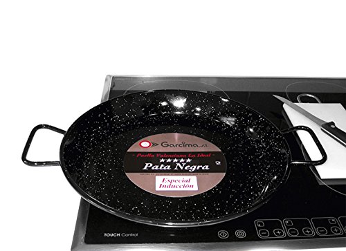 Garcima M282971 - Paellera esmaltada Pata Negra 34 cm