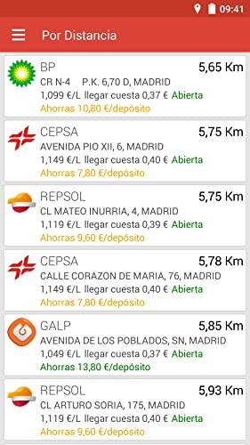 Gasolineras España