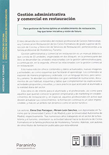 Gestión administrativa y comercial en restauración 2.ª edición 2019