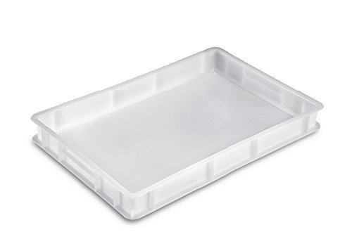 Giganplast 'Caja portaimpasto Pan Pizza Mod.Service cm.60 x 40 x 7 Blanca