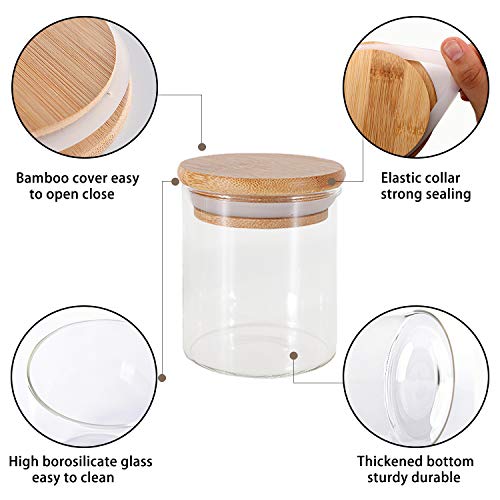 GoMaihe 150ml Tarro de Vidrio de Almacenamiento, 12 PCS Tarros de Cristal para Conservas Envases Cristal Alimentos, Tarro de Granos de Café Espaguetis Recipiente Hermetico Tarros de Cristal con Tapa