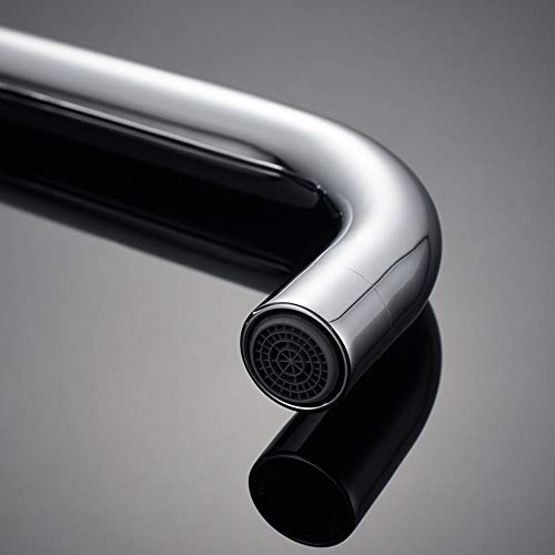 GRIFEMA Irismart - Grifo de cocina abatible, mezclador Plegable Fregadero, Cromo
