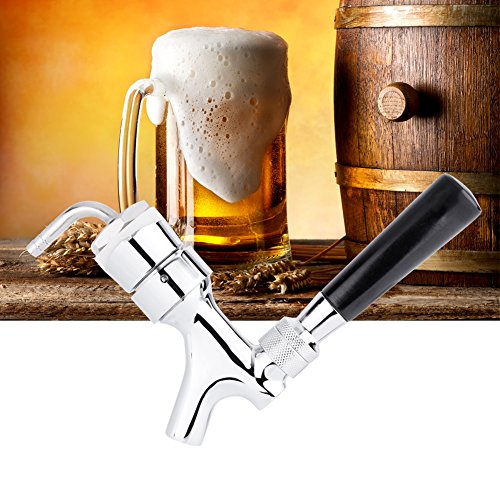 Grifo de Cerveza Grifo de Tiro Vástago con Codo 1-2/5''X3 / 16 '' Tubo de Latón para Bar Restaurante de Hotel Sala de Estar