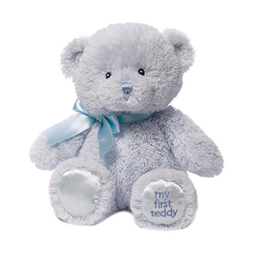 Gund - Mi primer osito de peluche. azul azul Talla:pequeño