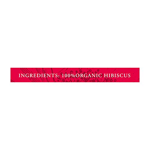 Hambleden Teas Organic Hibiscus Tea 20 Teabags (Pack of 6, Total 120 Teabags)