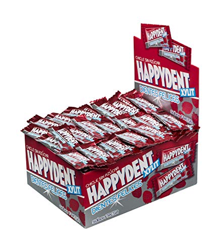 Happydent Fresa, Chicle Sin Azúcar - 200 unidades